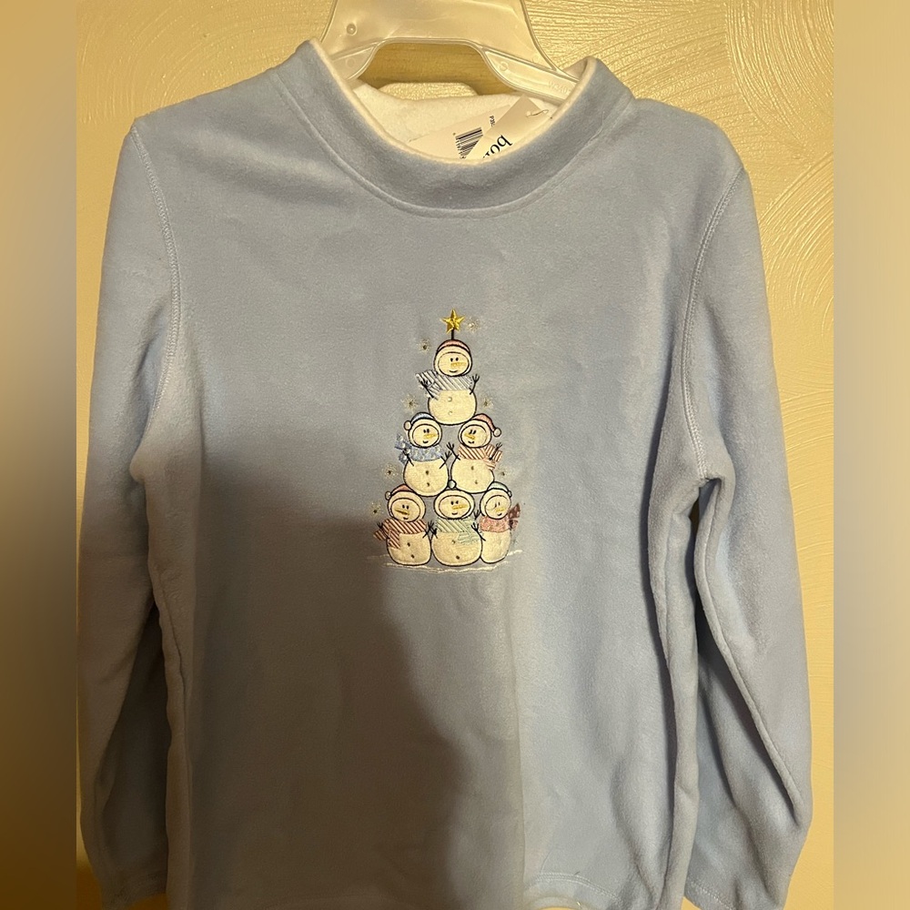 Fleece Snowman Shirt